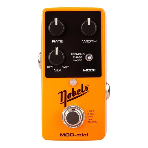 Nobels | MOD - mini | Mini Stereo Modulation Pedal | Tremolo, Phaser & Uni Vibe (Nobels-Mod-Mini) - Gsus4