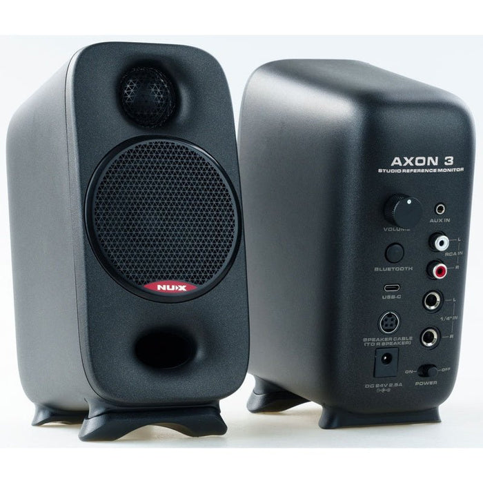 NUX Axon 3 Studio Reference Monitor Speakers in Black (Pair) (NXNFM03) - Gsus4