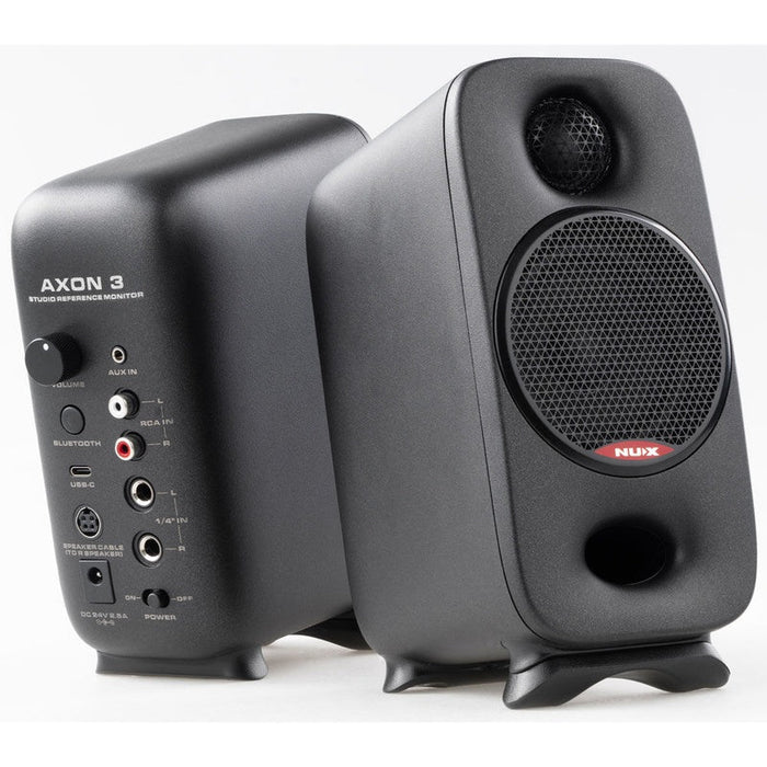 NUX Axon 3 Studio Reference Monitor Speakers in Black (Pair) (NXNFM03) - Gsus4