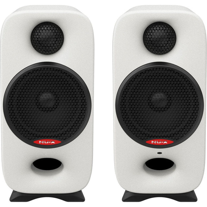 NUX Axon 3 Studio Reference Monitor Speakers in White (Pair) (NXNFM03WH) - Gsus4