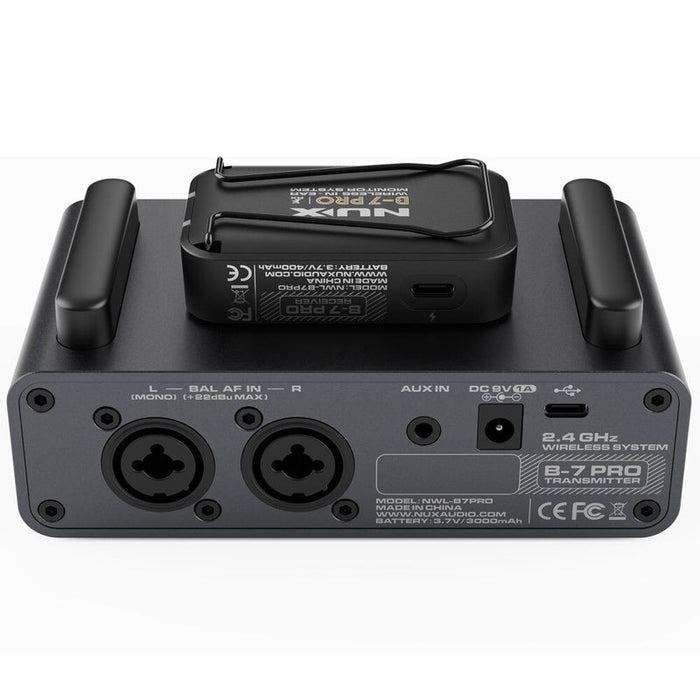 NUX B7 PRO Battery Powered Wireless In-Ear Monitoring System (NXB7PRO) - Gsus4