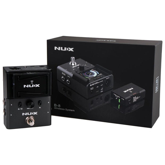 NUX B8 Pro Pedalboard Wireless Guitar System (NXB8) - Gsus4