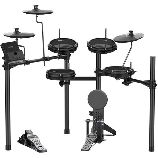 NUX DM110 Portable 8-Piece Electronic Drum Kit with Mesh Heads (NXDM110) - Gsus4