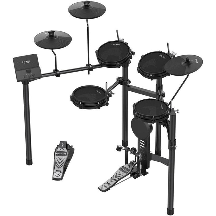 NUX DM110 Portable 8-Piece Electronic Drum Kit with Mesh Heads (NXDM110) - Gsus4