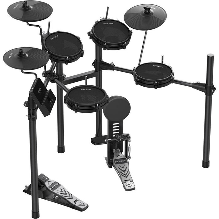 NUX DM110 Portable 8-Piece Electronic Drum Kit with Mesh Heads (NXDM110) - Gsus4