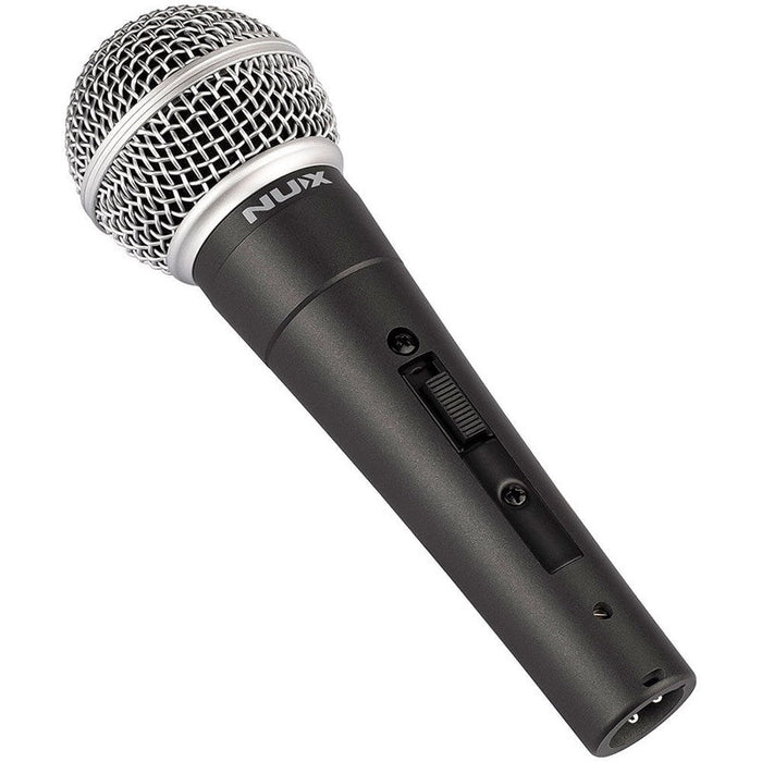 NUX DM4 Dynamic Handheld Microphone with Mic Clip & Carry Pouch (NXNDM4) - Gsus4