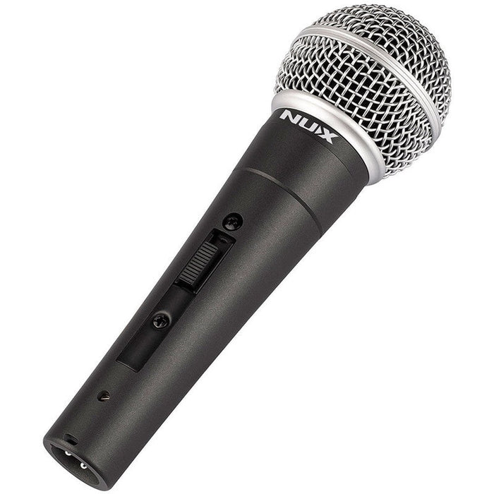 NUX DM4 Dynamic Handheld Microphone with Mic Clip & Carry Pouch (NXNDM4) - Gsus4