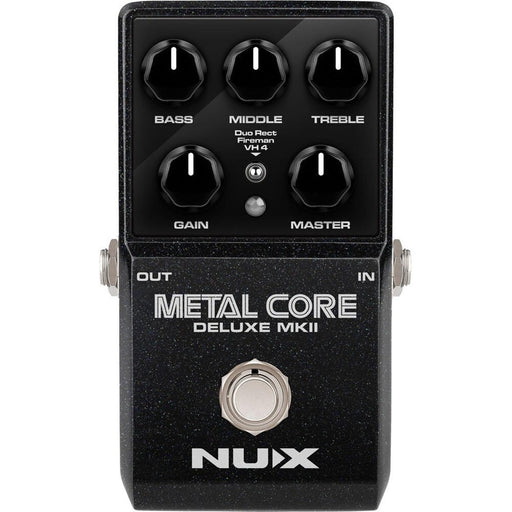 NUX Metal Core Deluxe MK2 Distortion & Preamp Effects Pedal (NXMETALCOREII) - Gsus4