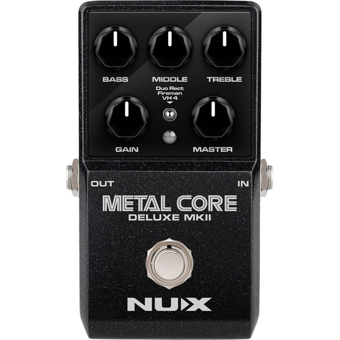 NUX Metal Core Deluxe MK2 Distortion & Preamp Effects Pedal (NXMETALCOREII) - Gsus4
