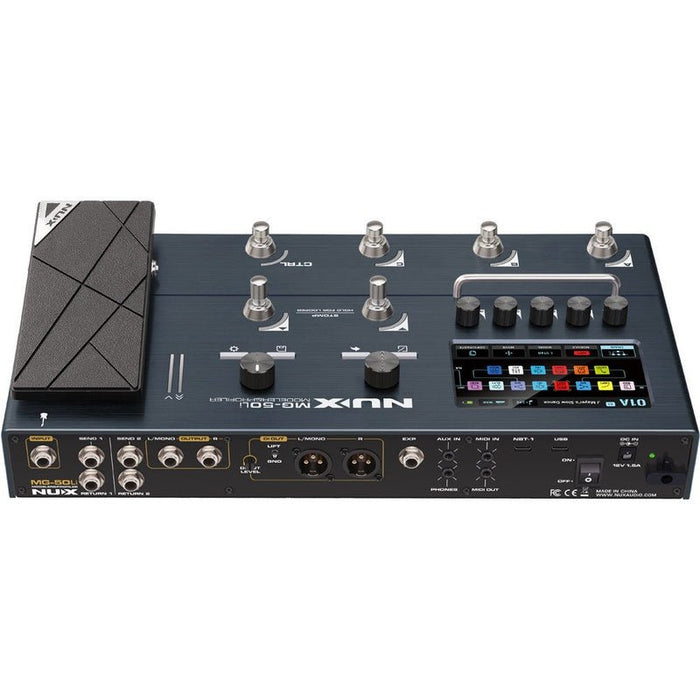 NUX MG-50Li Versatile Guitar/Bass Modeler & Profiler (NXMG50LIBL) - Gsus4