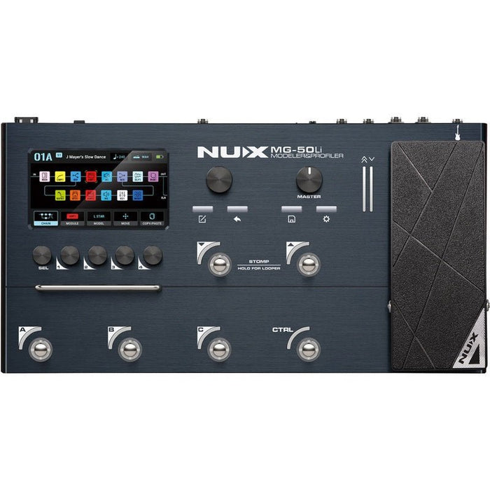 NUX MG-50Li Versatile Guitar/Bass Modeler & Profiler (NXMG50LIBL) - Gsus4