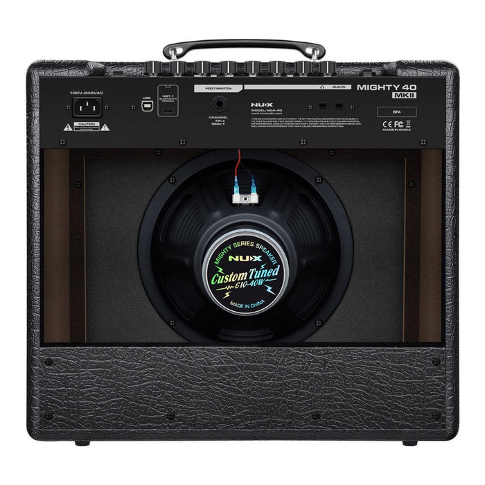 NUX | Mighty 40 MK2 BT | Modelling Guitar Combo Amp | 40W | w/ On - Board FX, Bluetooth & iOS / Android App (NXMIGHTY40MKII) - Gsus4