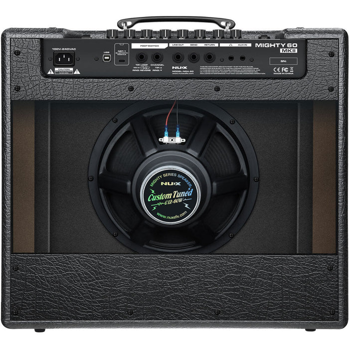 NUX | Mighty 60 MK2 BT | Modelling Guitar Combo Amp | 60W | w/ On - Board FX, Bluetooth & iOS / Android App (Copy) (NXMIGHTY60MKII) - Gsus4
