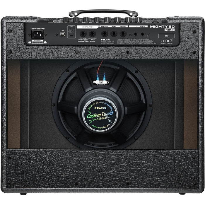 NUX Mighty 60 MK2 Digital Guitar Amplifier 60w w/ NBT-1 Bluetooth Module (NXMIGHTY60MKII) - Gsus4