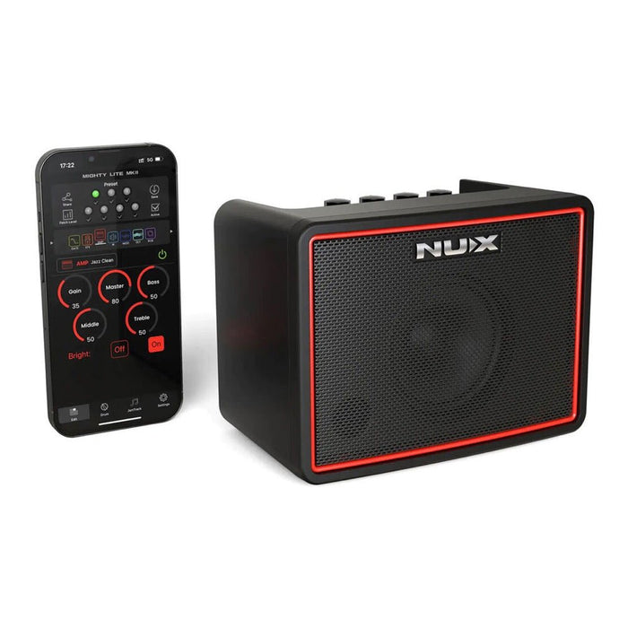 NUX | Mighty LITE BT MK2 | Modelling Guitar Combo Amp | 5W | w/ On - Board FX, Bluetooth & iOS / Android App (NXMIGHTYLITEII) - Gsus4