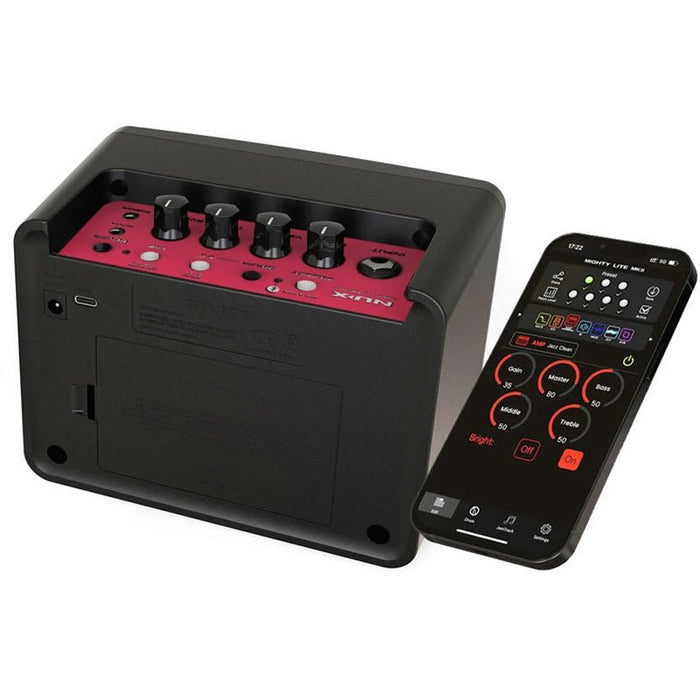 NUX Mighty Lite BT MKII Portable Desktop Modeling Guitar Amp with IRs in Dark Gray (NXMIGHTYLITEGRY) - Gsus4