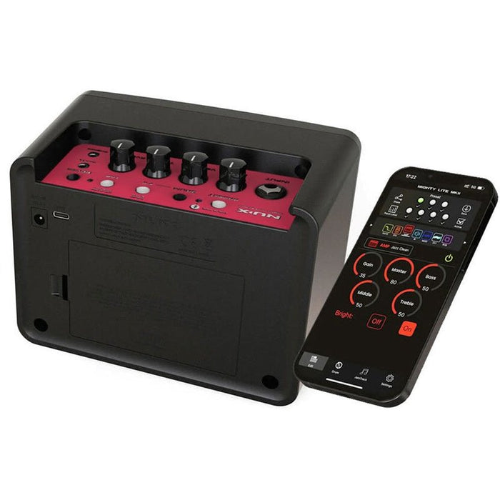 NUX Mighty Lite BT MKII Portable Desktop Modeling Guitar Amp with IRs in Dark Gray (NXMIGHTYLITEGRY) - Gsus4