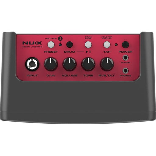 NUX Mighty Lite BT MKII Portable Desktop Modeling Guitar Amp with IRs in Dark Gray (NXMIGHTYLITEGRY) - Gsus4