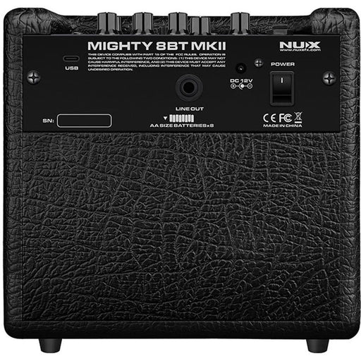 NUX Mighty8 MK2 Portable Cube Electric Guitar Amp w/ Bluetooth (NXMIGHTY8BTII) - Gsus4