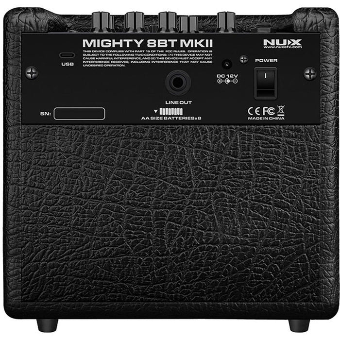 NUX Mighty8 MK2 Portable Cube Electric Guitar Amp w/ Bluetooth (NXMIGHTY8BTII) - Gsus4