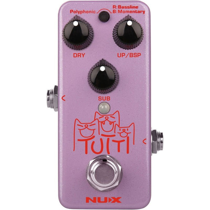 NUX Mini Core Series "Tutti" Polyphonic Octave Effects Pedal (NXNPO2) - Gsus4