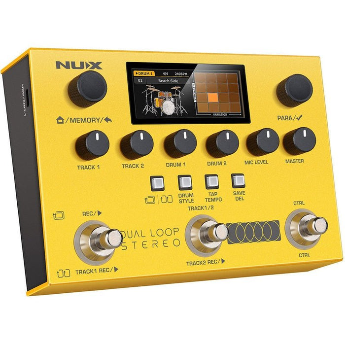 NUX Monarch Series Dual Loop Stereo Pedal (NXNML3DLS) - Gsus4