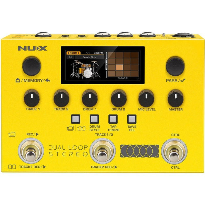 NUX Monarch Series Dual Loop Stereo Pedal (NXNML3DLS) - Gsus4