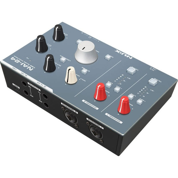 NUX NAI-24 Professional 2x4, 32-Bit/192kHz USB Audio Interface (NXNAI24) - Gsus4
