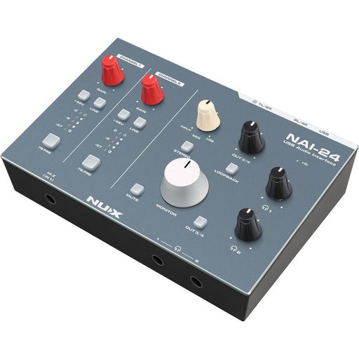 NUX NAI-24 Professional 2x4, 32-Bit/192kHz USB Audio Interface (NXNAI24) - Gsus4