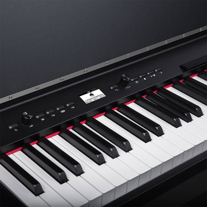 NUX NCK-330 Upright 88-Key Digital Piano in Black Finish (NXNCK330B) - Gsus4