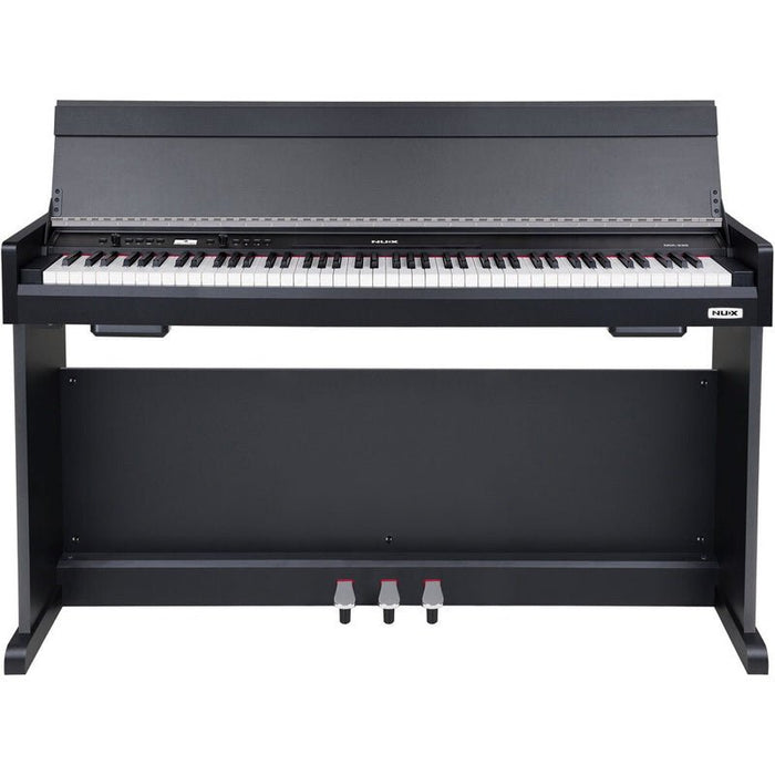 NUX NCK-330 Upright 88-Key Digital Piano in Black Finish (NXNCK330B) - Gsus4