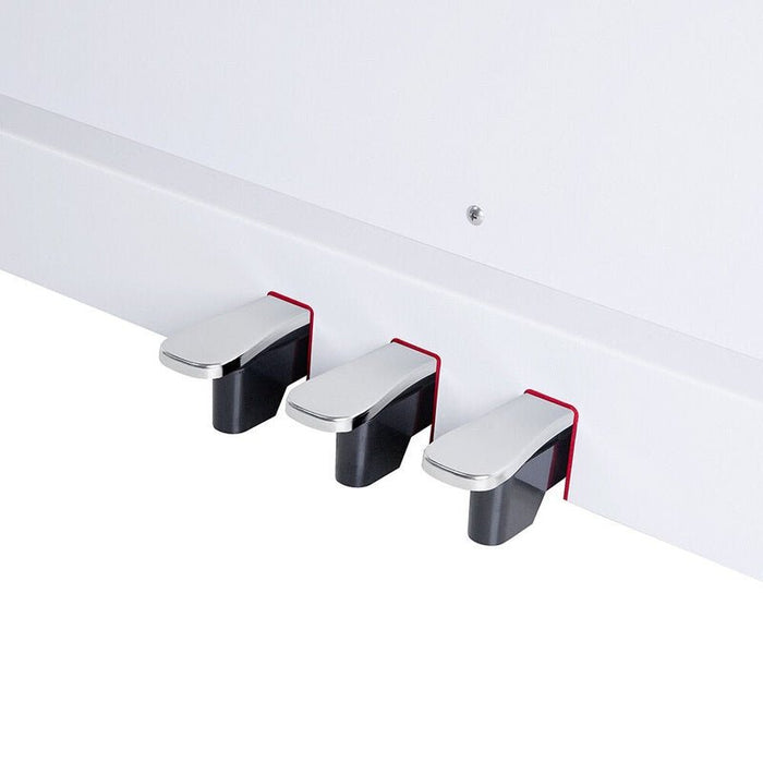 NUX NCK-330 Upright 88-Key Digital Piano in White Finish (NXNCK330WH) - Gsus4