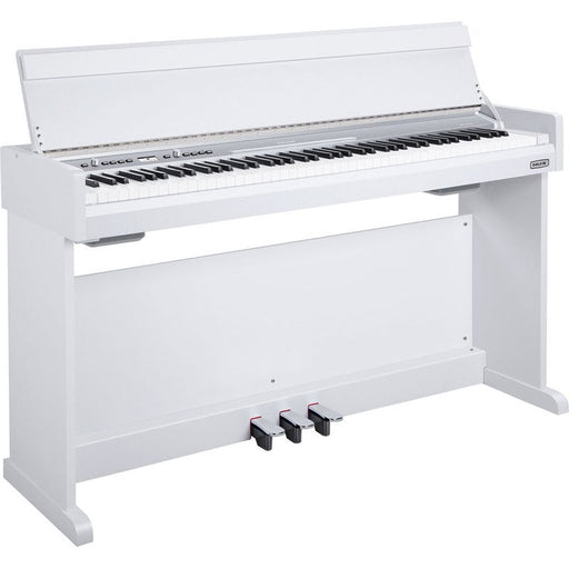 NUX NCK-330 Upright 88-Key Digital Piano in White Finish (NXNCK330WH) - Gsus4