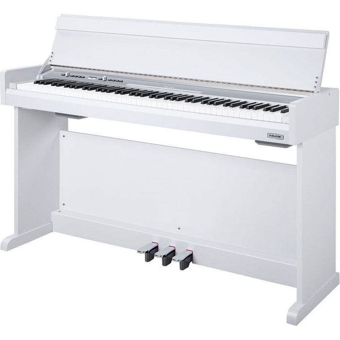 NUX NCK-330 Upright 88-Key Digital Piano in White Finish (NXNCK330WH) - Gsus4