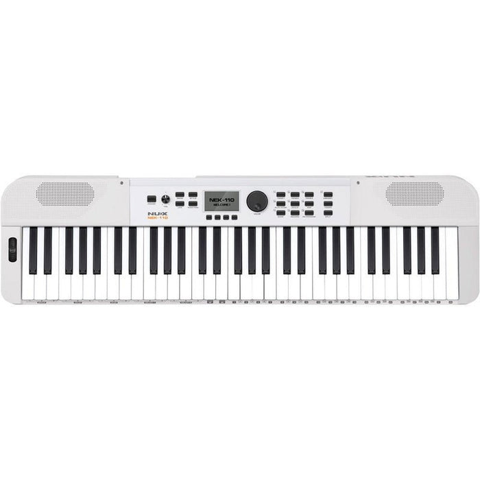 NUX NEK-110 Portable 61-Note Keyboard in White (NXNEK110) - Gsus4