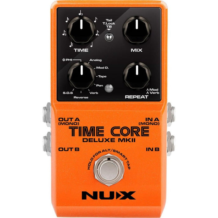 NUX Time Core Deluxe MK2 Delay Effects Pedal (NXTIMECOREII) - Gsus4