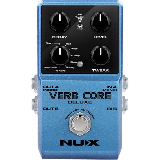 NUX Verb Core Deluxe Reverb Effects Pedal (NXVERBCORE) - Gsus4