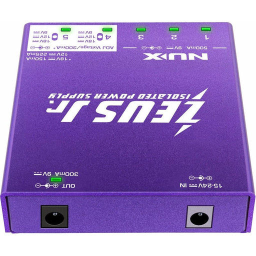 NUX Zeus Jr. Isolated Power Supply with Cables (NXZEUSJNR) - Gsus4