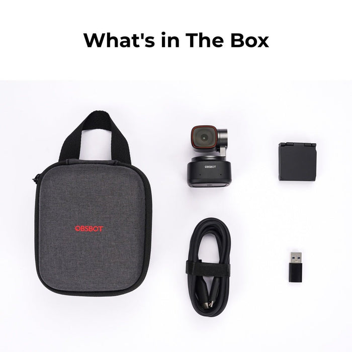 OBSBOT | Tiny 2 | Webcam 4K Voice Control PTZ Camera (OBTINY2) - Gsus4