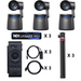 OBSBOT | Tiny AIR Combo | 3x Camera Pack | 4K PTZ Camera w/ NDI License Included (OBTAMCCMB_NDI) - Gsus4
