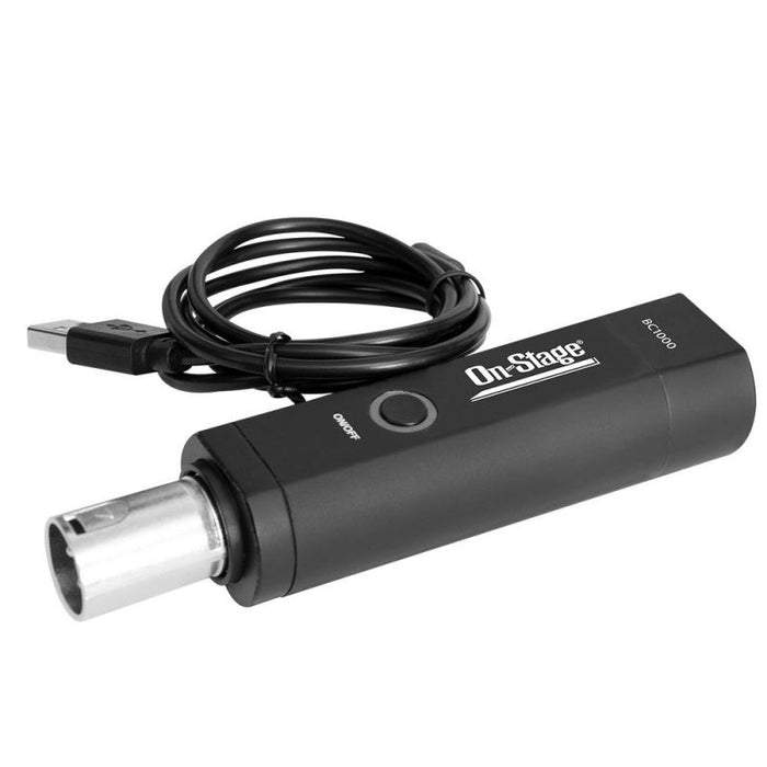On Stage BC1000 XLR-Equipped, Rechargeable Bluetooth Converter (OSBC1000) - Gsus4