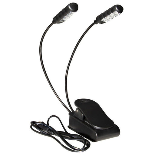 On Stage Clip-On USB Rechargeable Dual Sheet Music Light (OSLED2224) - Gsus4