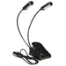 On Stage Clip-On USB Rechargeable Dual Sheet Music Light (OSLED2224) - Gsus4