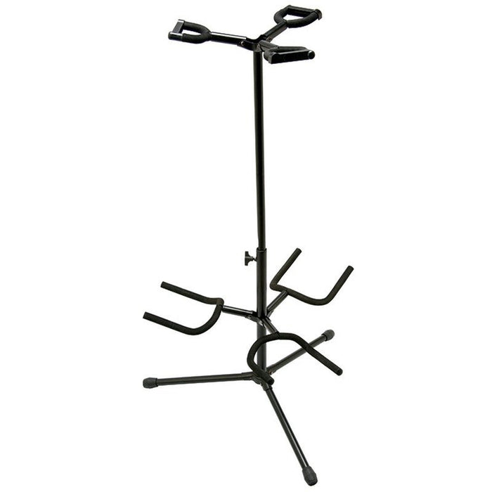 On Stage Deluxe Folding Triple Guitar Stand (OSGS7321BT) - Gsus4