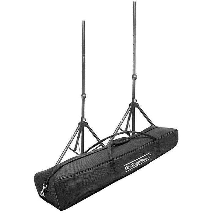 On Stage Deluxe Speaker Stand Pack with Pair of Speaker Stands & Carry Bag (OSSSP7950) - Gsus4