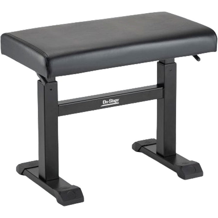 On Stage KB5503B Height-Adjustable Keyboard Bench in Black (OSKB5503B) - Gsus4