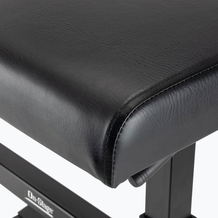 On Stage KB5503B Height-Adjustable Keyboard Bench in Black (OSKB5503B) - Gsus4