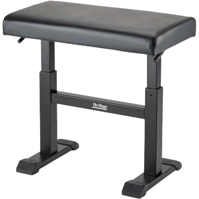 On Stage KB5503B Height-Adjustable Keyboard Bench in Black (OSKB5503B) - Gsus4