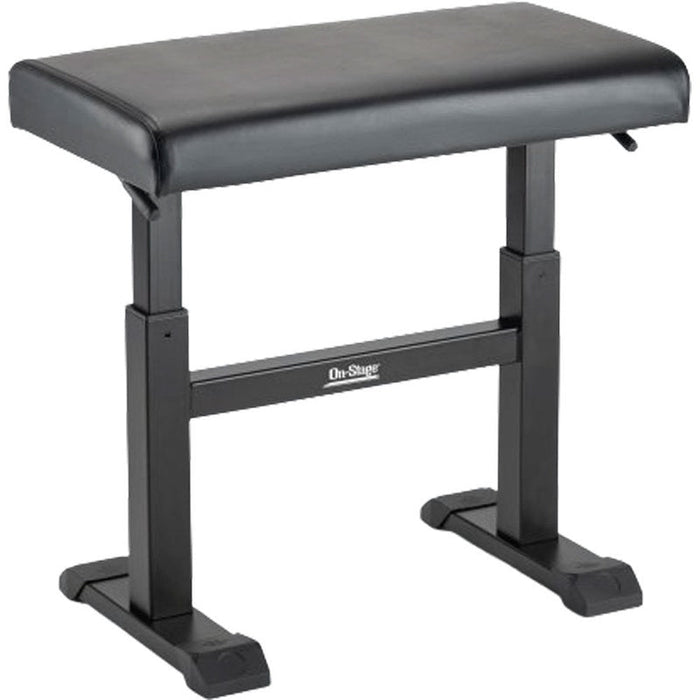 On Stage KB5503B Height-Adjustable Keyboard Bench in Black (OSKB5503B) - Gsus4