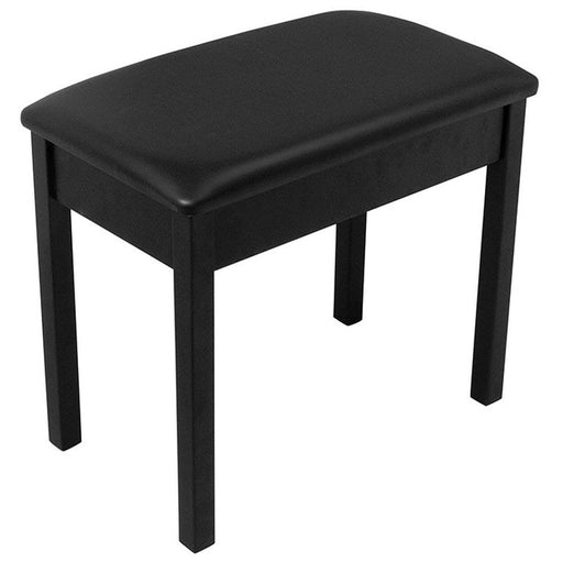 On Stage Keyboard/Piano Bench Flip-Top, Solid Wood & Vinyl in Black (OSKB8902B) - Gsus4